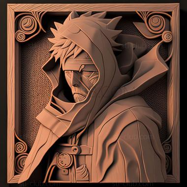 3D model Naruto Masashi Kishimoto (STL)